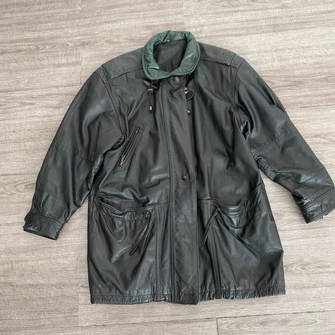 MANTEAU VINTAGE EN CUIR