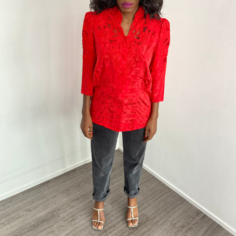 blouse autrichienne vintage.TFT Vintage shop