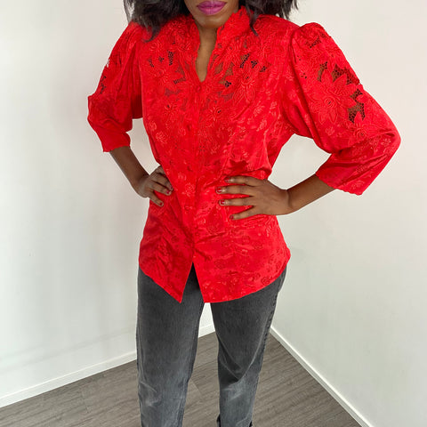 blouse autrichienne vintage.TFT Vintage shop