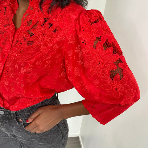 blouse autrichienne vintage.TFT Vintage shop