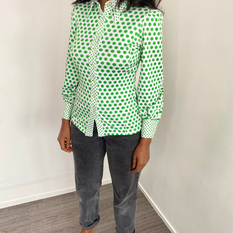 CHEMISE VINTAGE À POIS