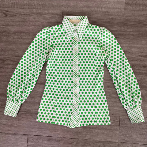 CHEMISE VINTAGE À POIS