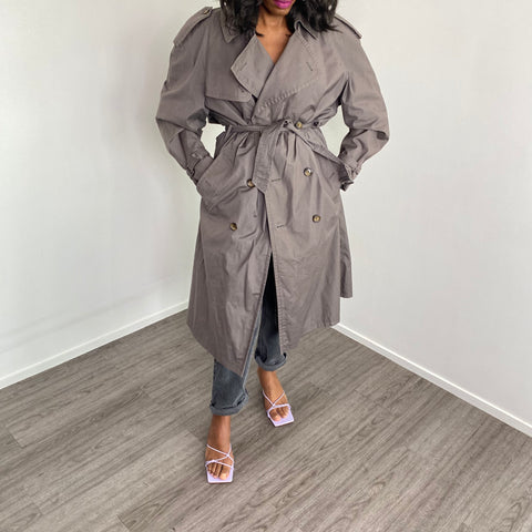 trench vintage oversize.TFT Vintage shop