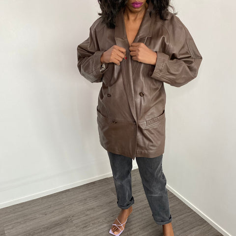 VESTE VINTAGE EN CUIR