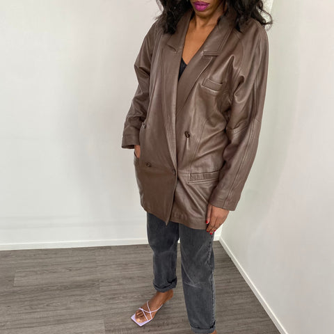VESTE VINTAGE EN CUIR