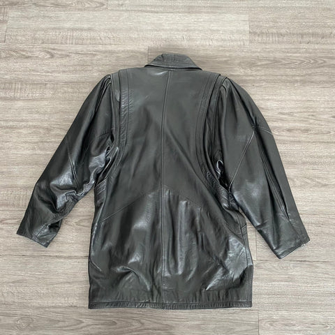 MANTEAU VINTAGE EN CUIR