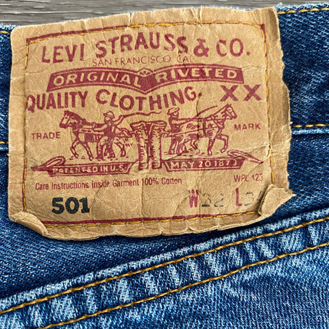SHORT EN JEAN VINTAGE LEVI'S 501 - TFT VINTAGE SHOP