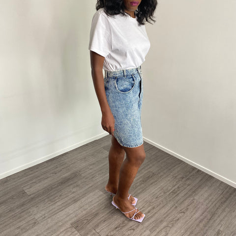 Jupe en jean vintage taille haute - TFT VINTAGE SHOP