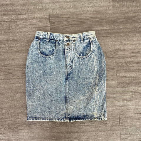 Jupe en jean vintage taille haute - TFT VINTAGE SHOP