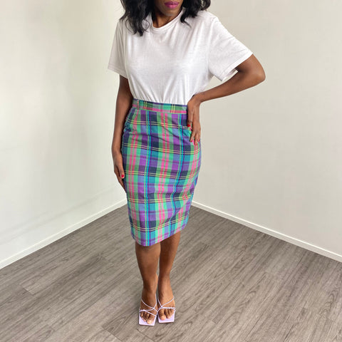JUPE VINTAGE TAILLE HAUTE