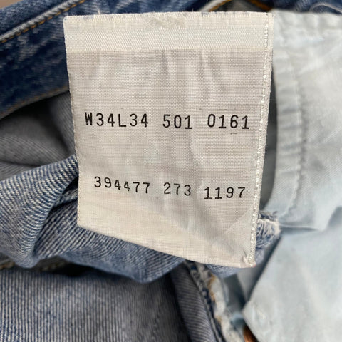 JEAN LEVIS 501 W34/34L