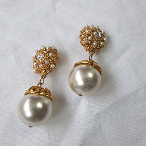 Boucles d'oreilles clips - TFT VINTAGE SHOP