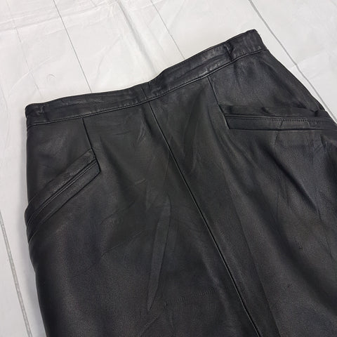 Jupe en cuir vintage - TFT VINTAGE SHOP