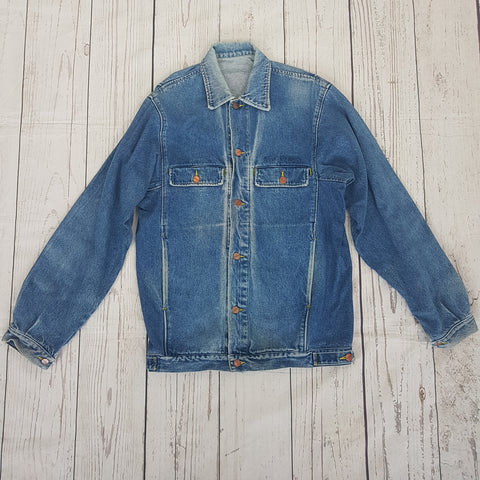 Veste en jean vintage La Poste - T.F.T Vintage Shop