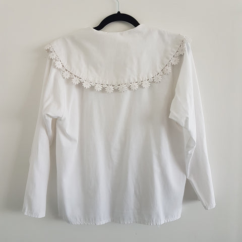 Blouse à grand col - TFT VINTAGE SHOP