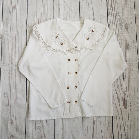 Blouse à grand col - TFT VINTAGE SHOP