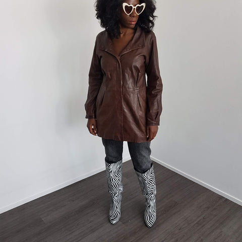 TFT VINTAGE SHOP - Veste en cuir vintage