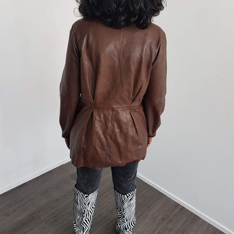 TFT VINTAGE SHOP - Veste en cuir vintage