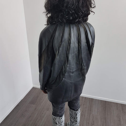 Manteau en cuir vintage - TFT VINTAGE SHOP