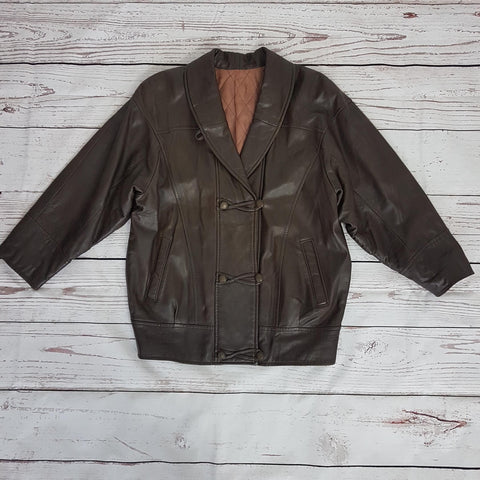 TFT VINTAGE SHOP- Manteau en cuir