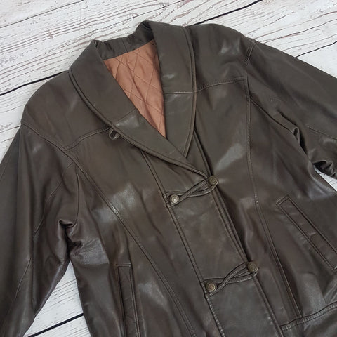 TFT VINTAGE SHOP- Manteau en cuir