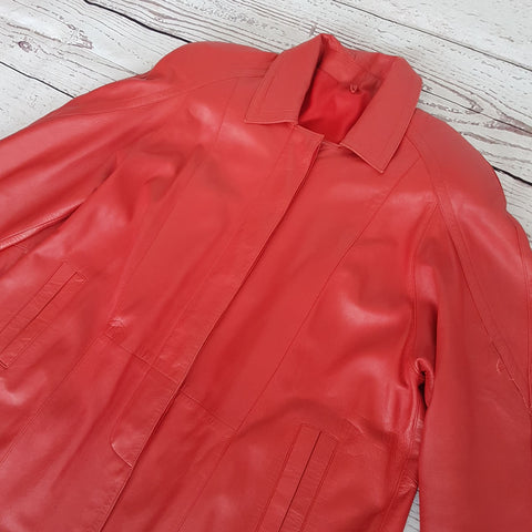 TFT VINTAGE SHOP- Manteau en cuir vintage