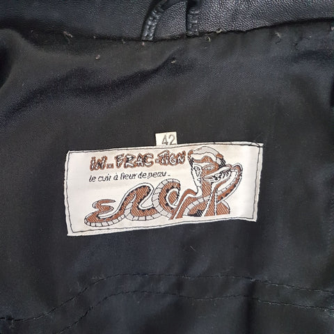 Manteau en cuir vintage - TFT VINTAGE SHOP