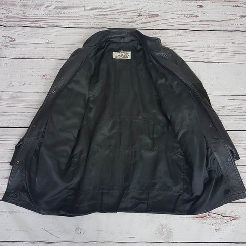 Manteau en cuir vintage - TFT VINTAGE SHOP