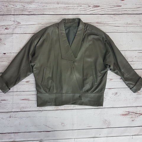 TFT VINTAGE - veste en cuir vintage