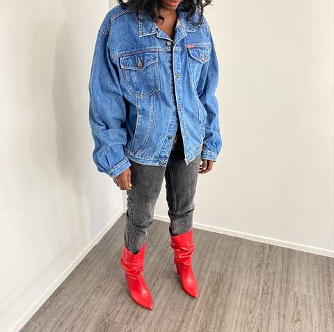 VESTE EN JEAN OVERSIZE