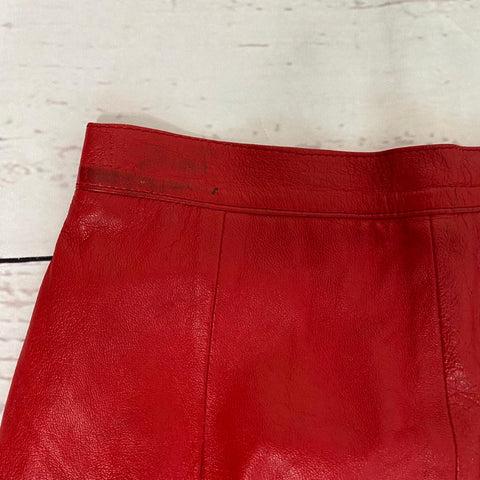 Jupe en cuir vintage.TFT Vintage Shop