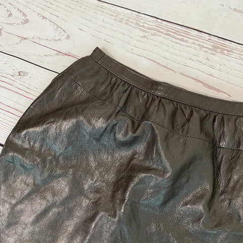 Mini jupe en cuir.TFT vVntage shop