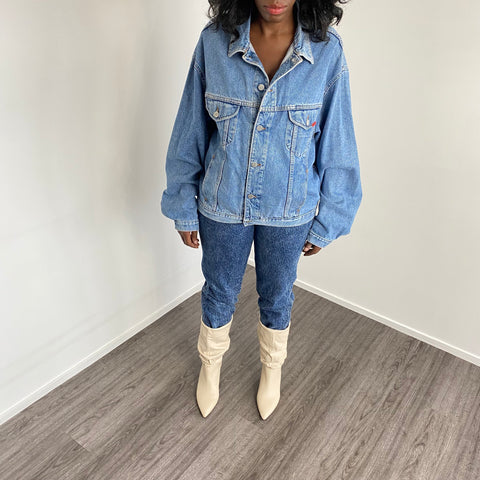 VESTE EN JEAN OVERSIZE