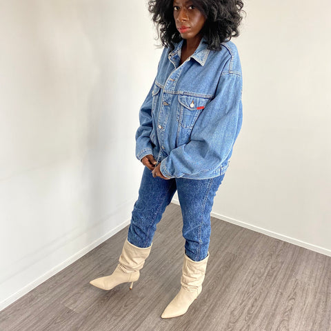 VESTE EN JEAN OVERSIZE
