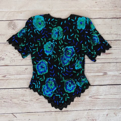 Top à sequins. TFT Vintage shop