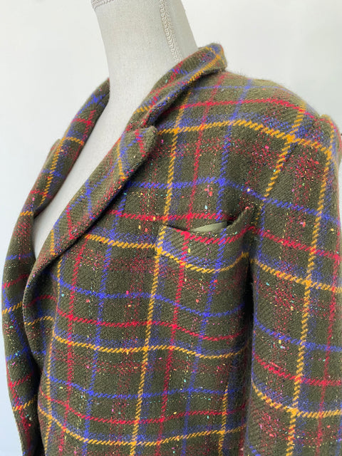 BLAZER VINTAGE À CARREAUX