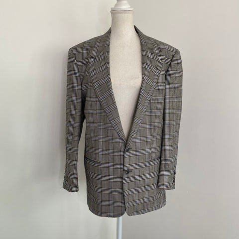 Blazer à carreaux vintage Valentino. TFT Vintage shop
