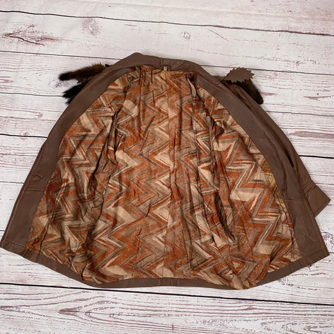 Veste en cuir vintage. TFT Vintage shop