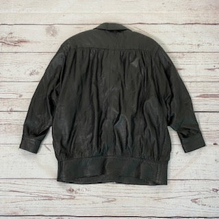 Veste en cuir vintage. TFT Vintage shop