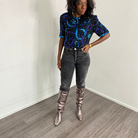 Top vintage sequins. TFT Vintage shop