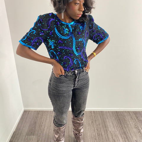 Top vintage sequins. TFT Vintage shop
