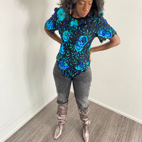 Top vintage sequins. TFT Vintage shop