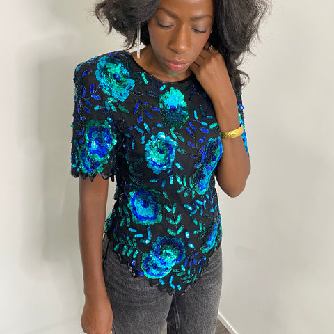 Top vintage sequins. TFT Vintage shop