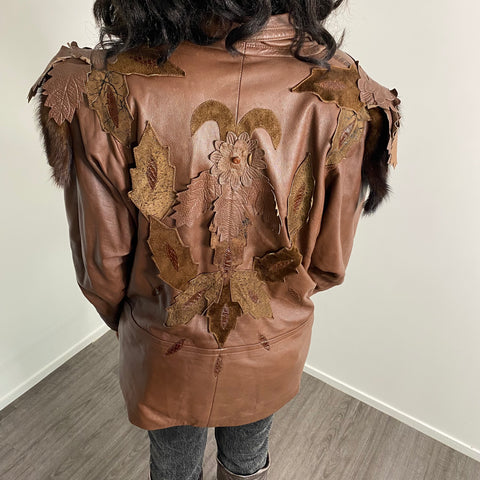 VESTE EN CUIR