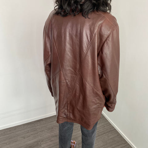 MANTEAU VINTAGE EN CUIR