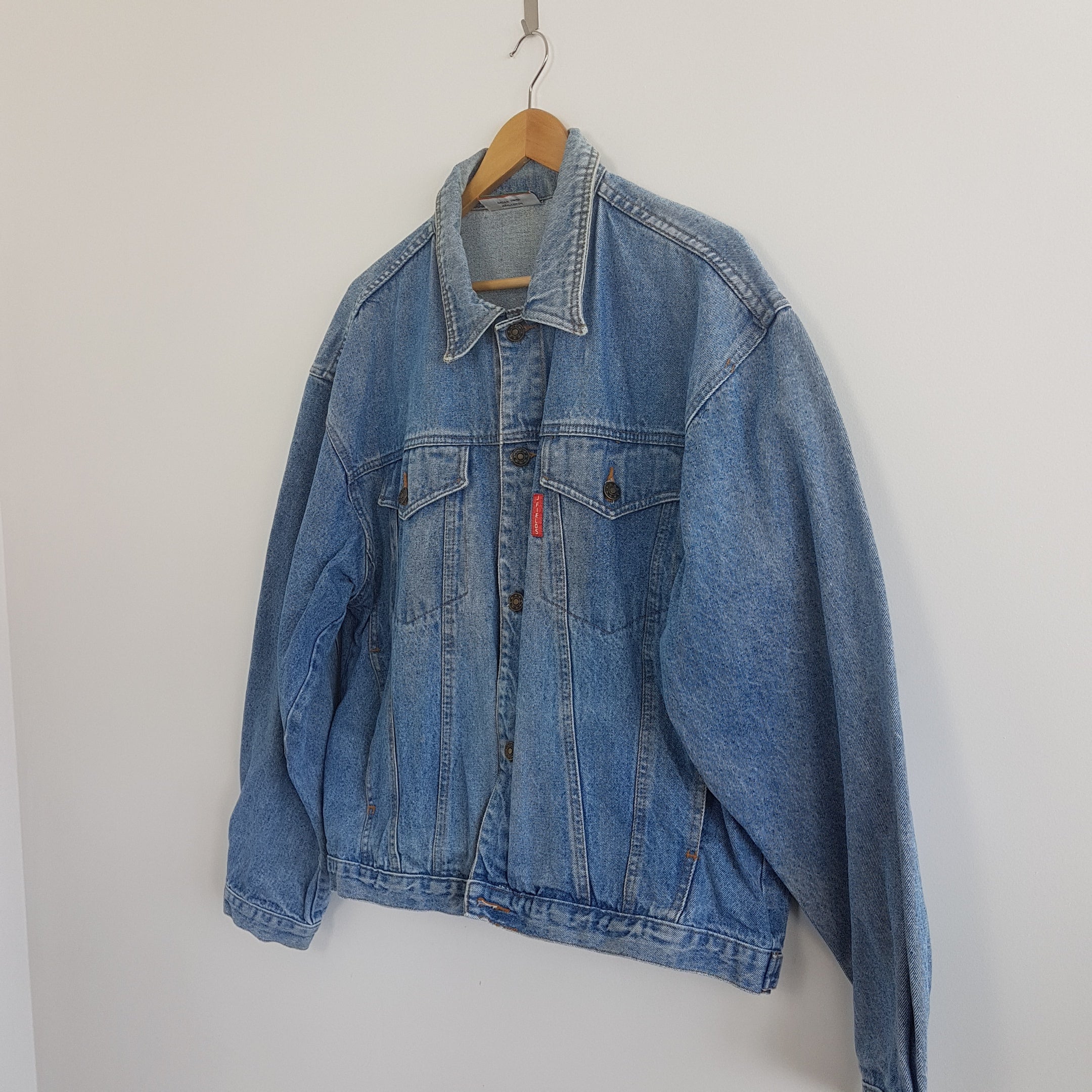 Veste en 2024 jean vintage oversize