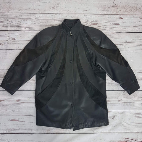 Manteau en cuir vintage - TFT VINTAGE SHOP
